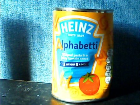 Tinned Alphabetti [yellow]